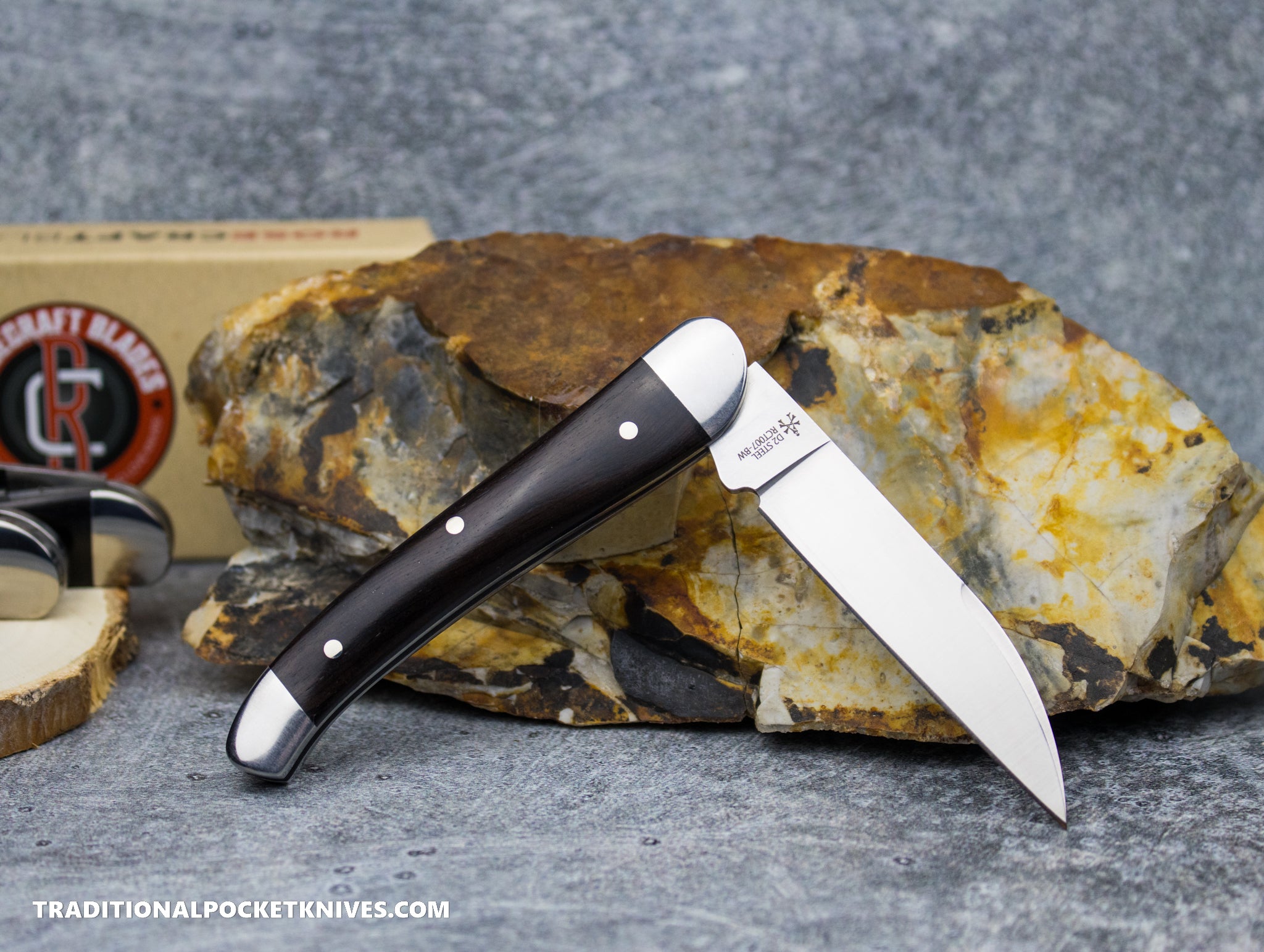 RoseCraft Blades French Broad Jack Black Sandalwood (RCT007-BW