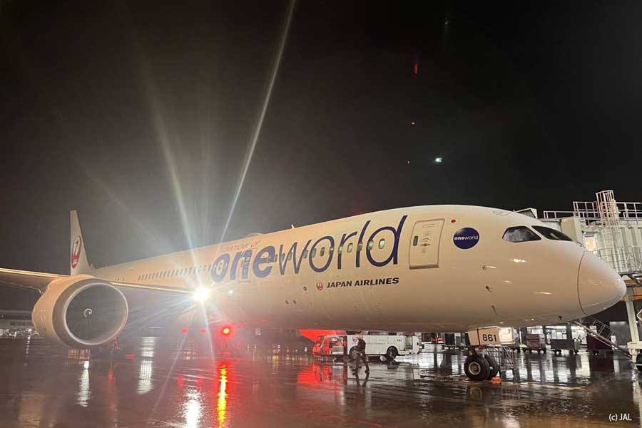 JAL、ボーイング787-9型機に初のワンワールド塗装 きょう初便 - TRAICY