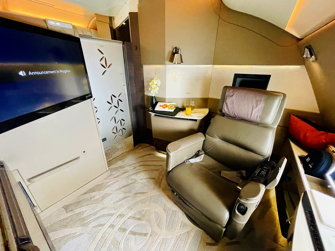 最新！【シンガポール航空 スイートクラス】SQスイート搭乗記！ダブル
