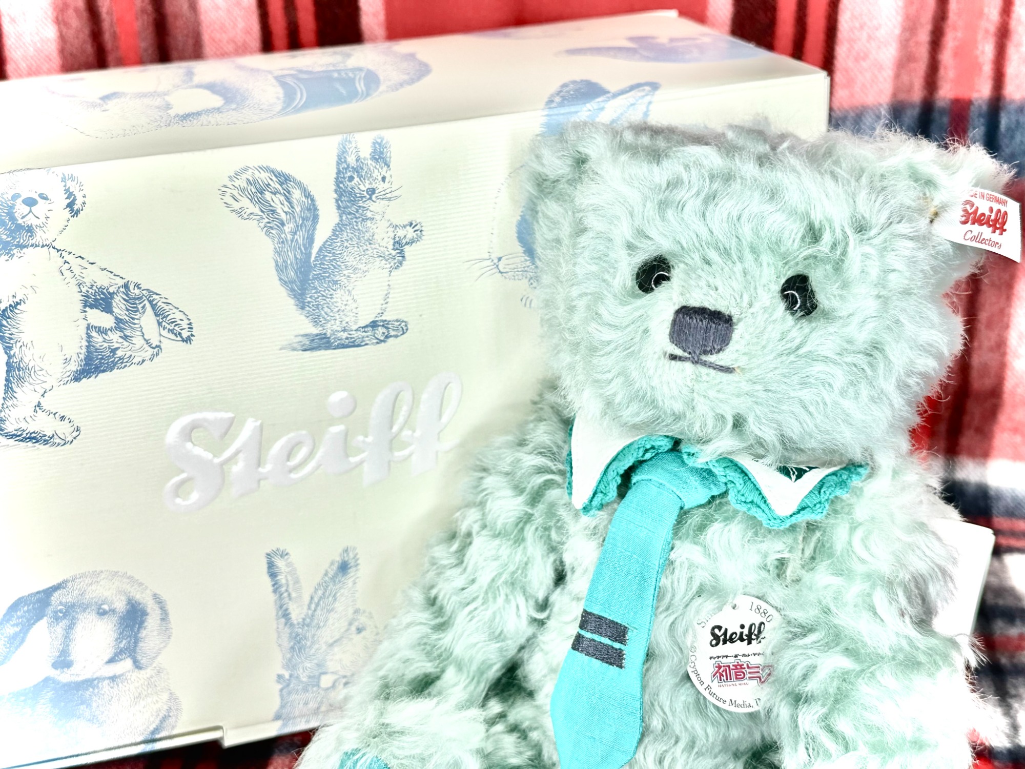 シュタイフ×初音ミク テディベア 未開封 シュタイフ×初音ミク