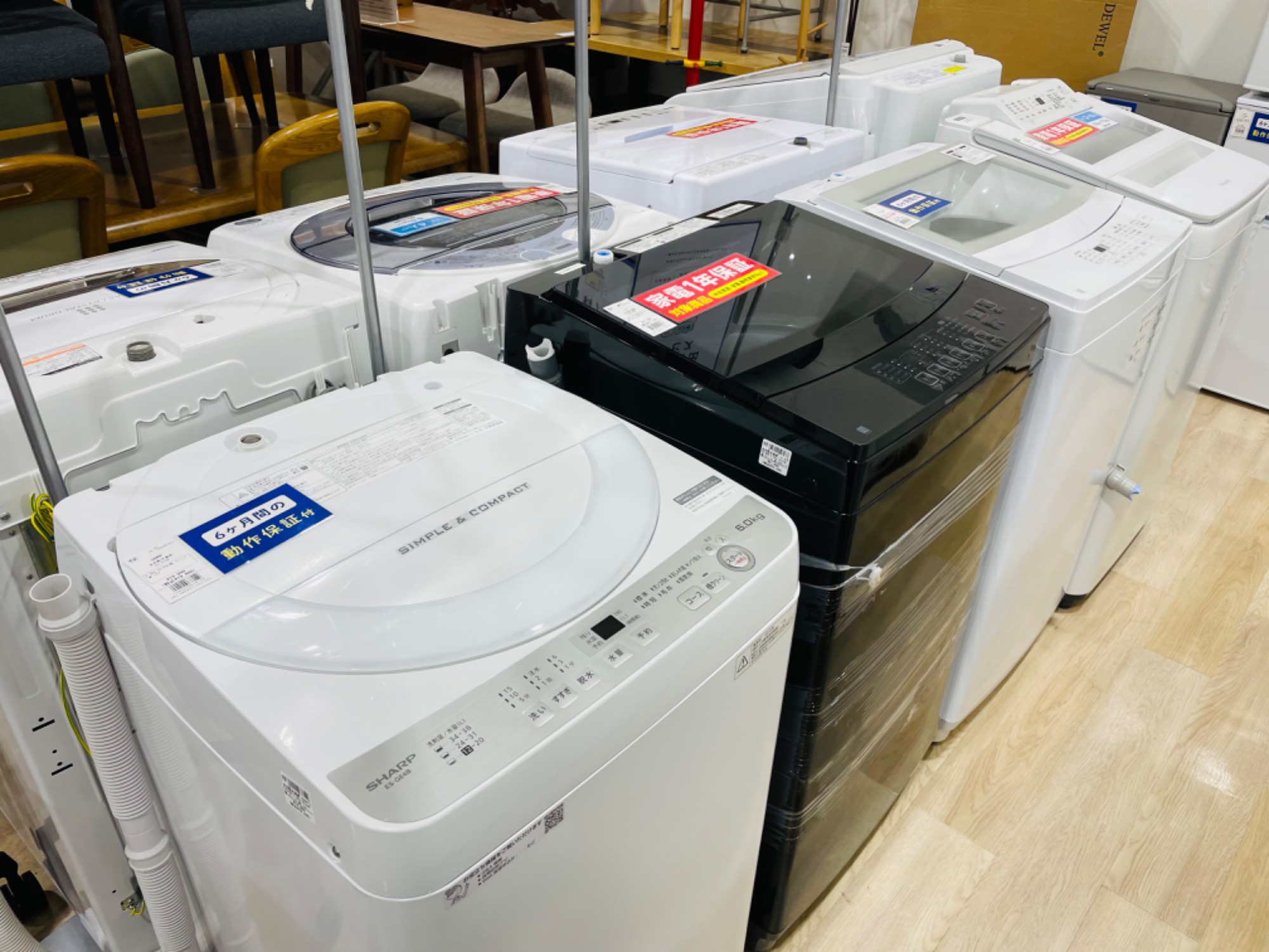 安心安全の1年保証！！【Haier/ハイアール】全自動洗濯機 JW-U61K が