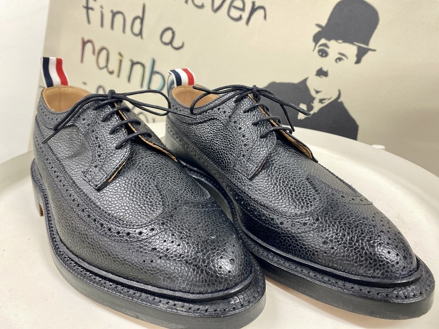 足元にも品を♪】Thom Browne(トムブラウン)のウィングチップシューズ