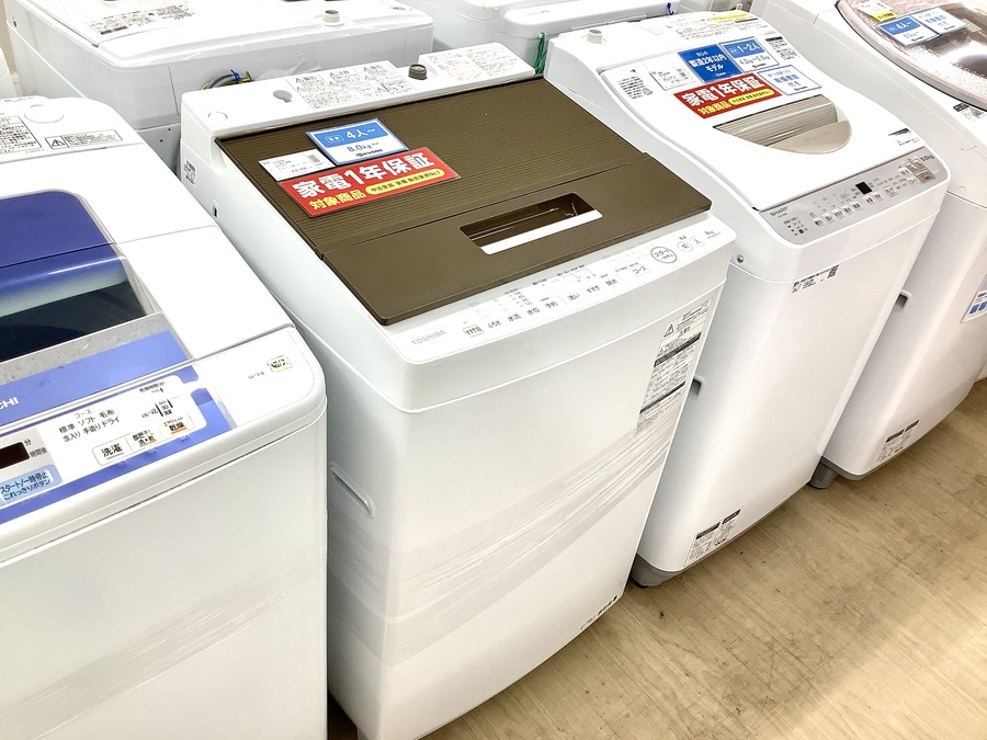 TOSHIBA(東芝)の全自動洗濯機 8.0kg AW-KS8D5【名古屋徳重店】｜2020年