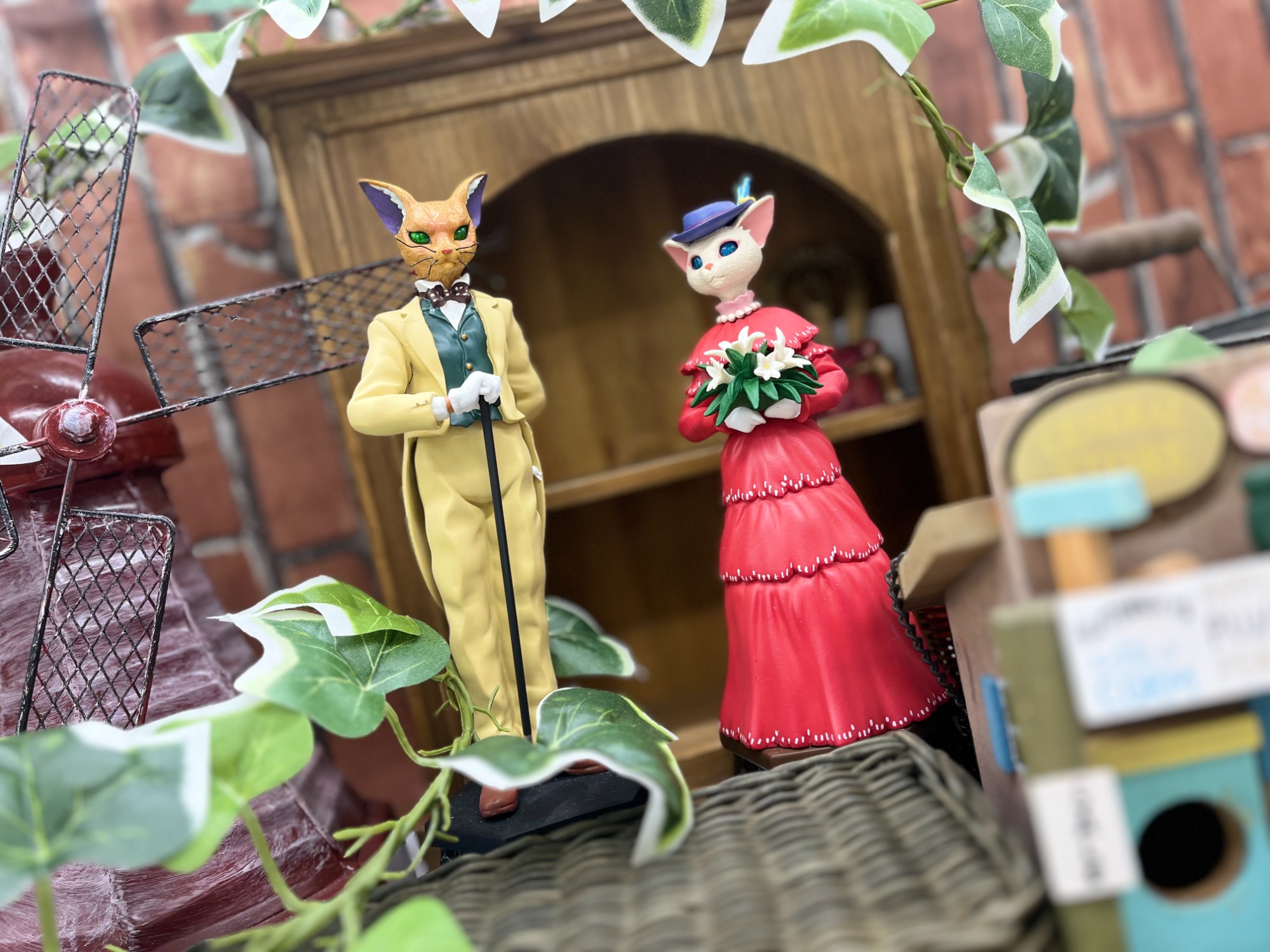 ジブリから】耳をすませば バロンとルイーゼのオルゴールフィギュアの