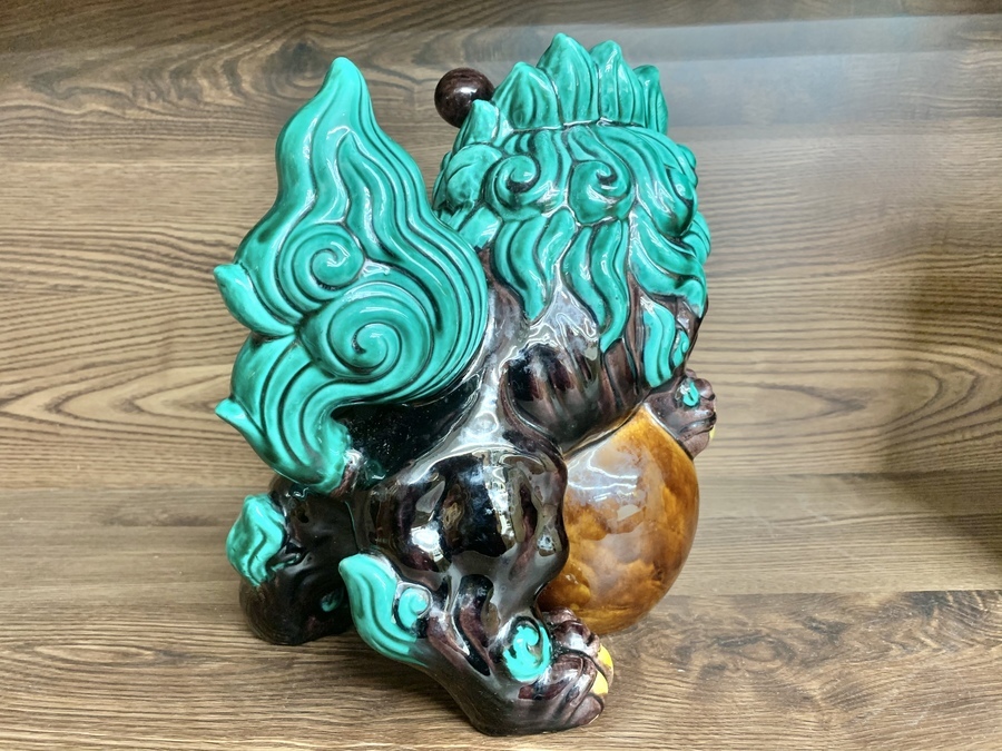 丸谷焼】伝統工芸品！獅子の置物のご紹介です！【トレファク花小金井店