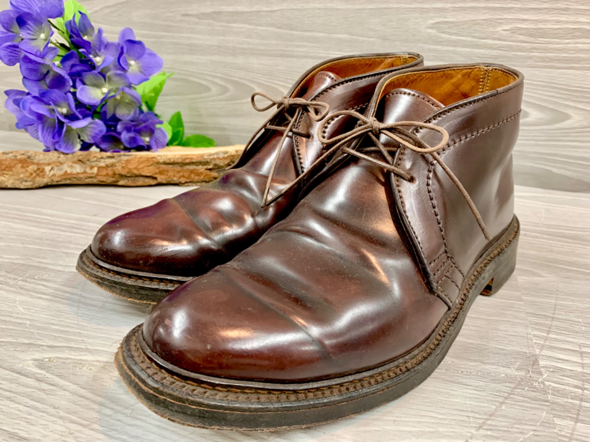 スマホで購入』ALDEN (オールデン) コードバンチャッカブーツ ブラウン