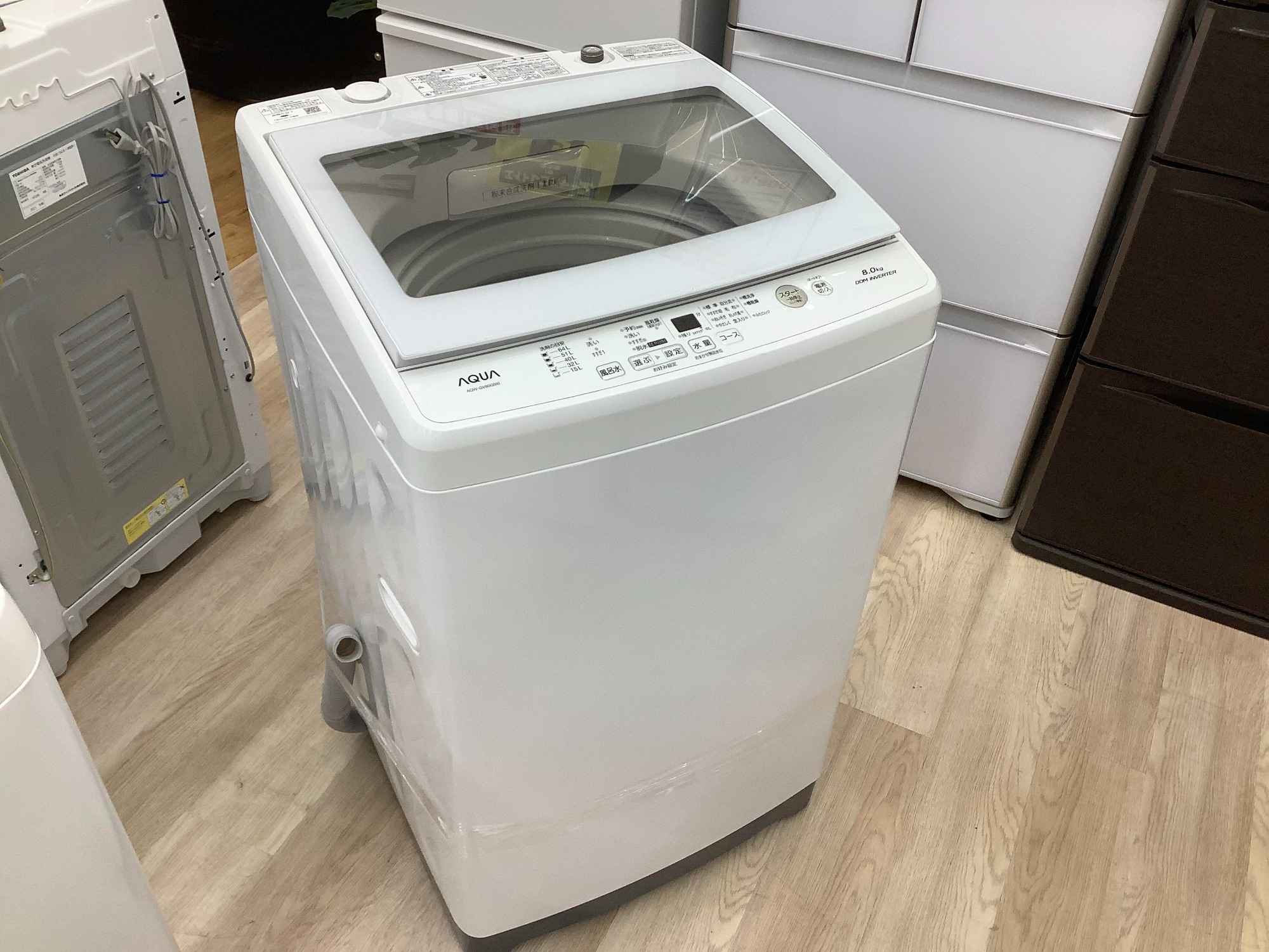AQUA(アクア)全自動洗濯機 AQW-GV80Gのご紹介です！｜2023年04月06日