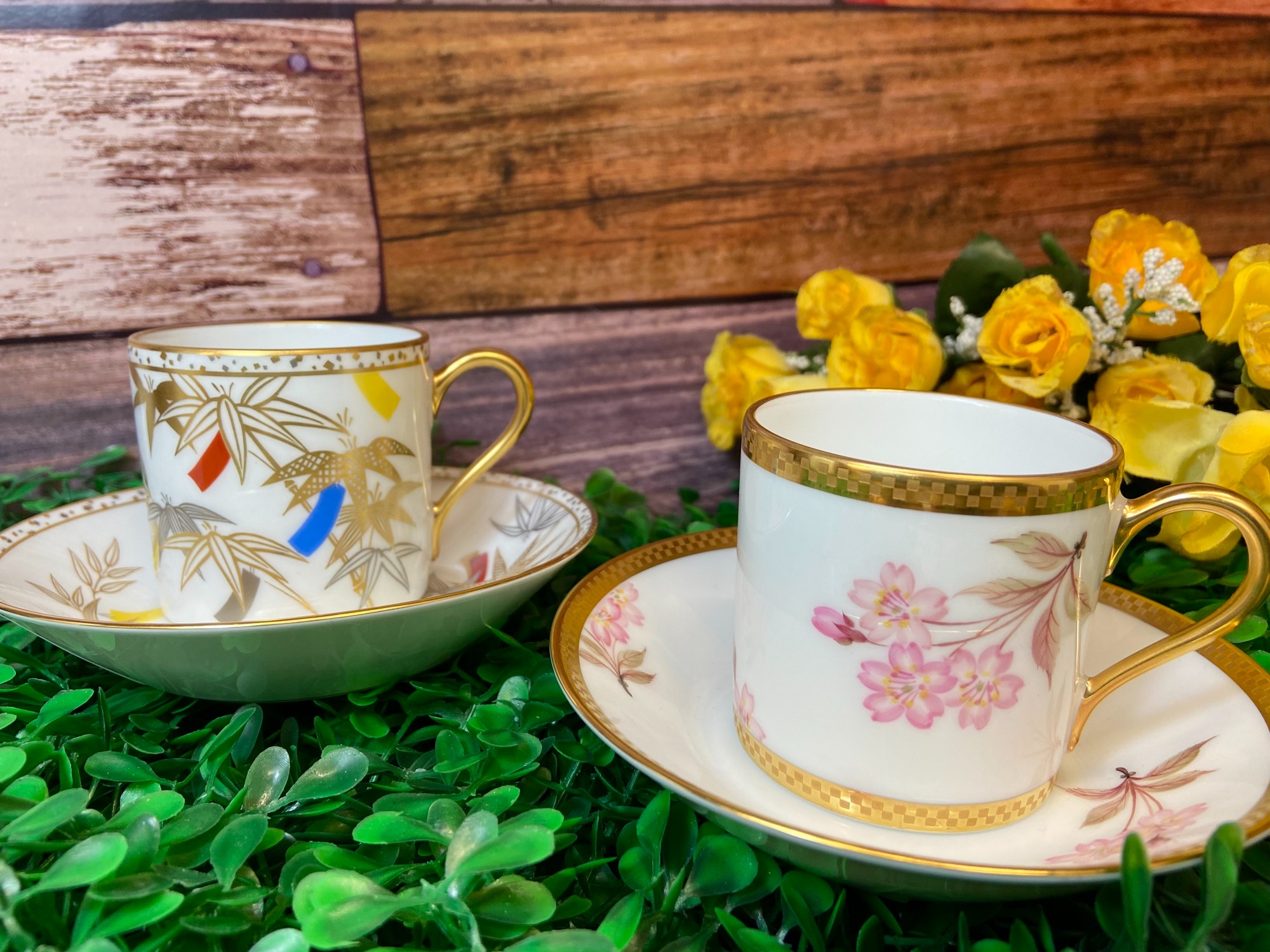 ドイツ製 SELTMANN WEIDEN 陶磁器 金彩 カップソーサー トリオ ドイツ