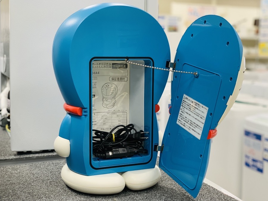 アートオリジナル ドラえもん冷温庫を買取入荷いたしました!!【いわき