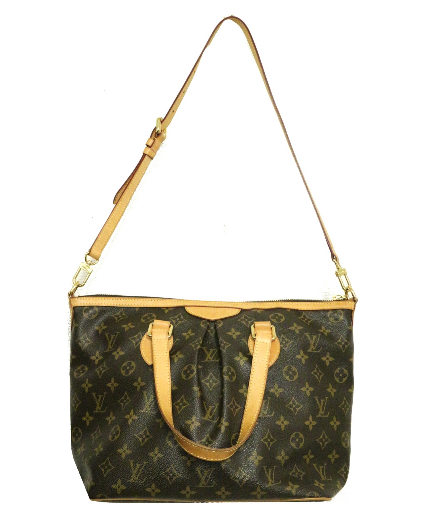 中古・古着通販】LOUIS VUITTON (ルイヴィトン) パレルモPM ブラウン