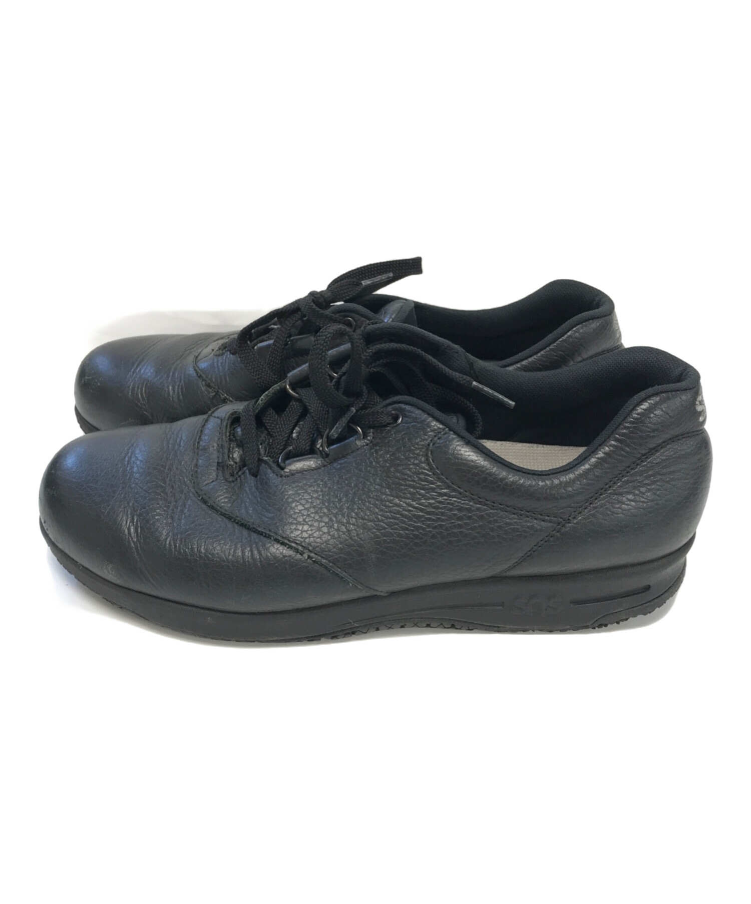 中古・古着通販】SAS (エスエーエス) レザースニーカー ブラック