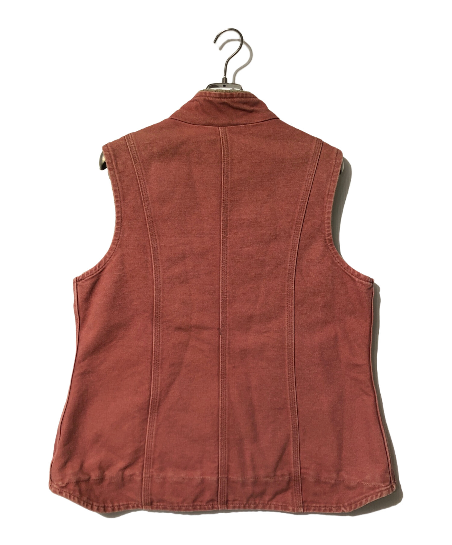 中古・古着通販】CarHartt (カーハート) ダックベスト レッド サイズ:L