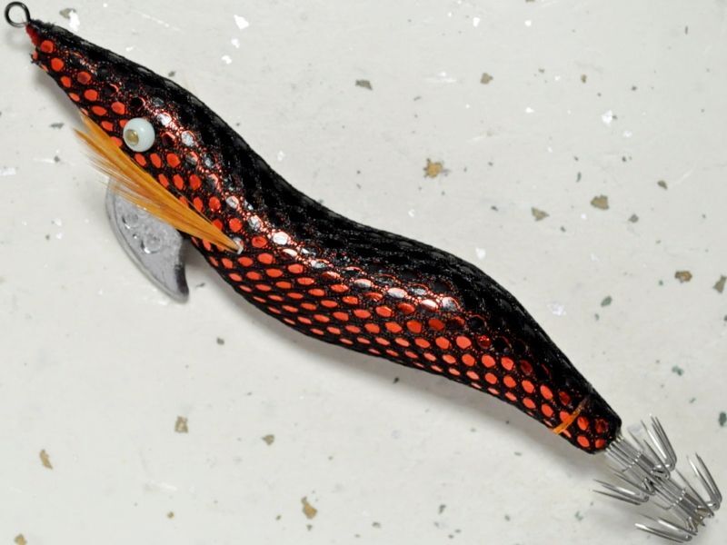 林釣漁具製作所 餌木猿 NINJA 3.5号：飛燕（ひえん）赤テープ