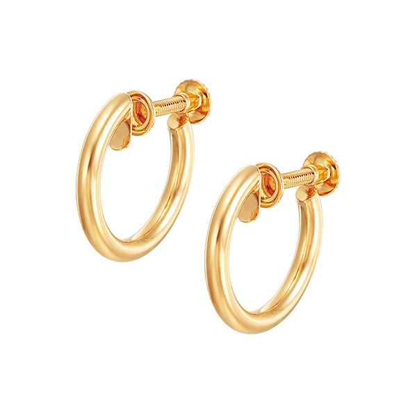 K18イエローゴールドイヤリング(RER310)|TSUTSUMI（ジュエリーツツミ