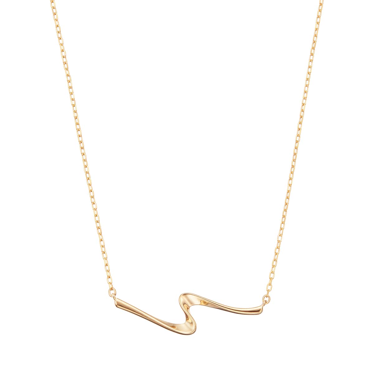 K10イエローゴールドスモーキークォーツネックレス(RPN268-002