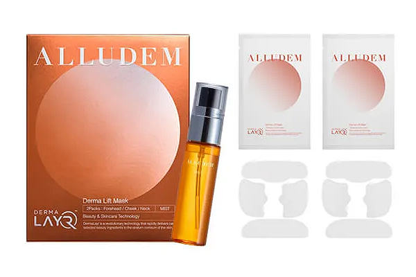 ダーマリフトマスクALLUDEM本品64％OFF！高濃度コラーゲンと生ビタミン