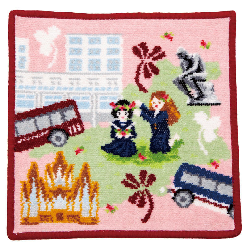 甲南女子大学がドイツ・シュニール織の名門ブランド「FEILER