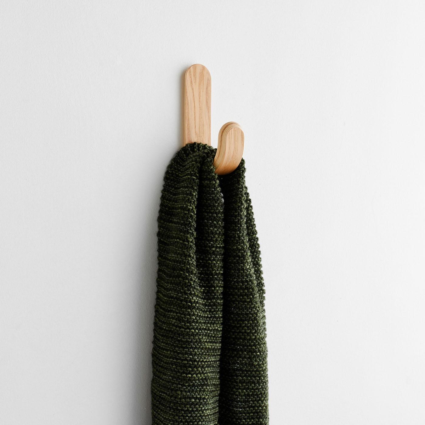 Curve Ash Wall Hook by Normann Copenhagen | Unison