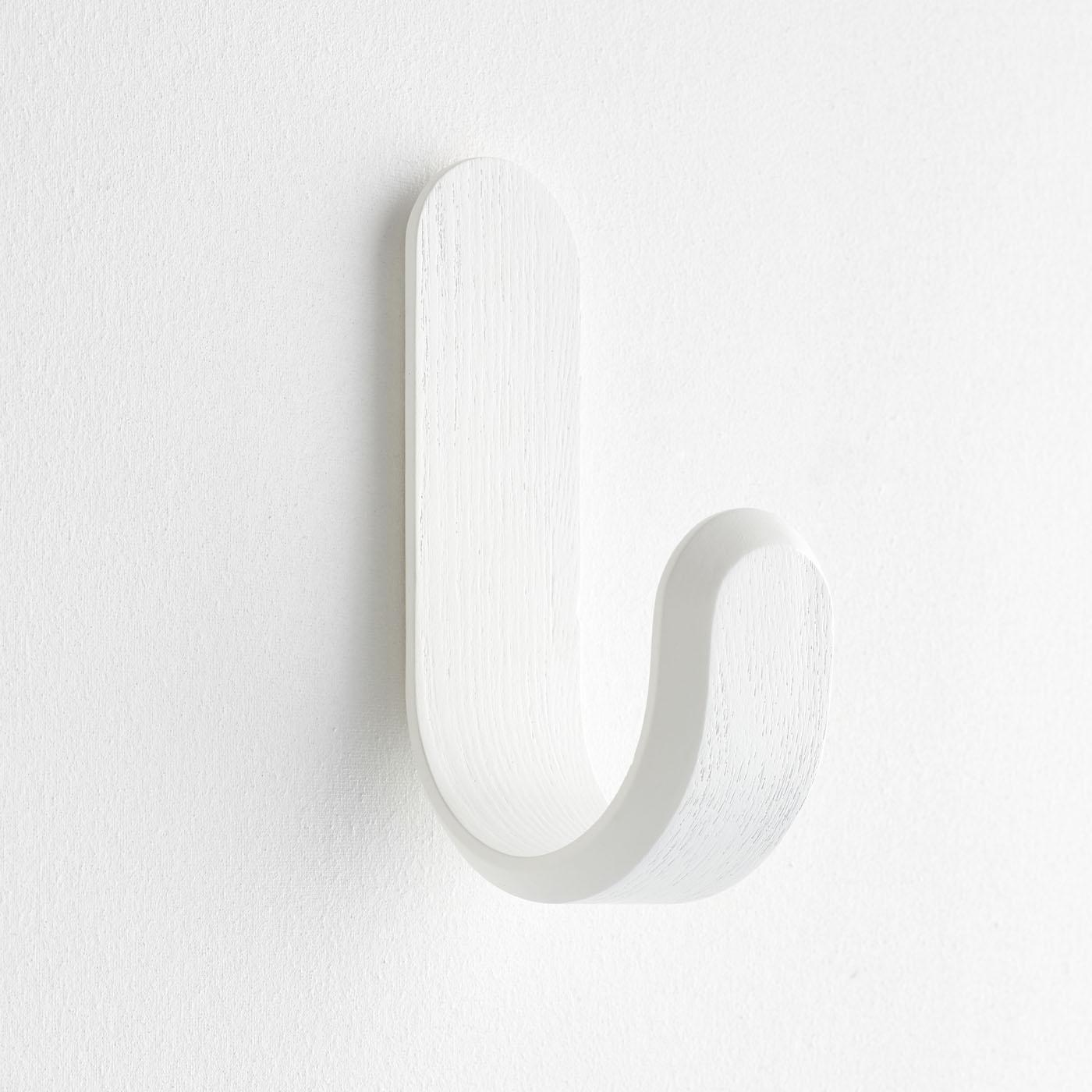 Curve White Wall Hook by Normann Copenhagen | Unison