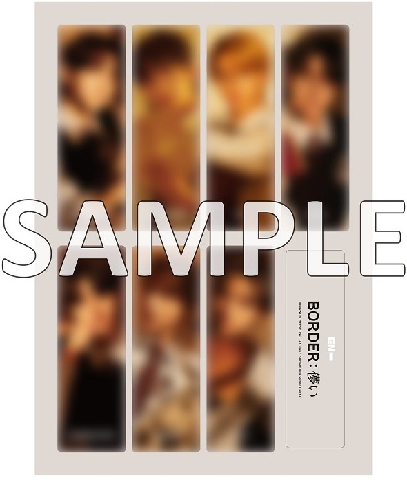 日本デビューシングル『BORDER : 儚い』ストア別セット購入特典の絵柄