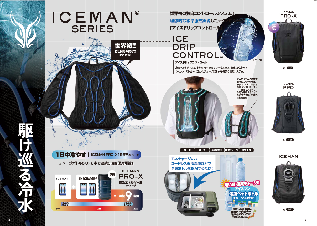 NEW 2024 「氷と水」で体を冷やす ICEMAN | Unbrako BUMAX タングレス