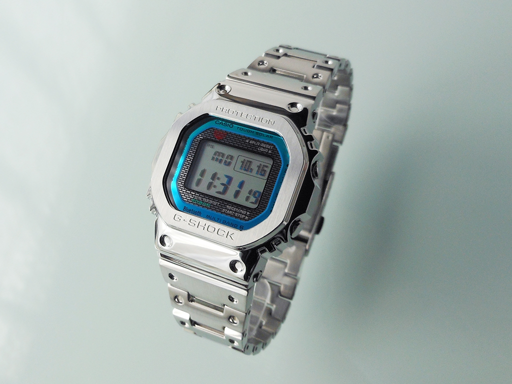 GMW-B5000PC-1JF/＜G-ショック＞フルメタル／シルバー | 静岡の宝石