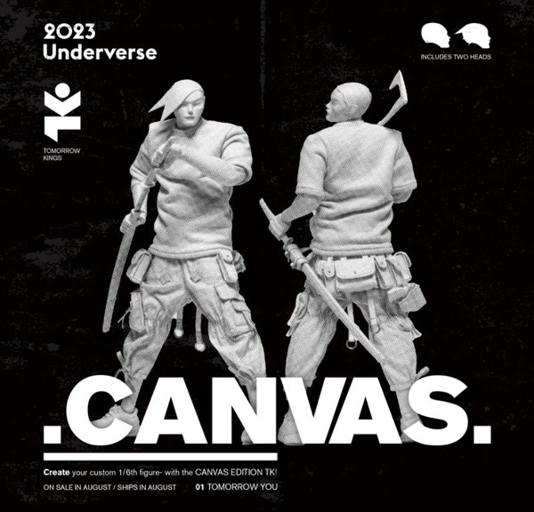 UNDERVERSE】UV202311 1/6 TOMORROW KINGS CANVAS TK 1/6スケール男性