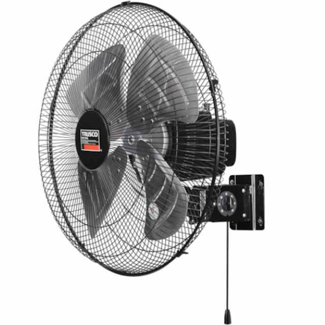 TRUSCO TFBA-45W-BK 全閉式工場扇 ジェネラルファン 壁掛けタイプ