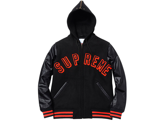 Supreme - Hooded Varsity Jacket - UG.SHAFT