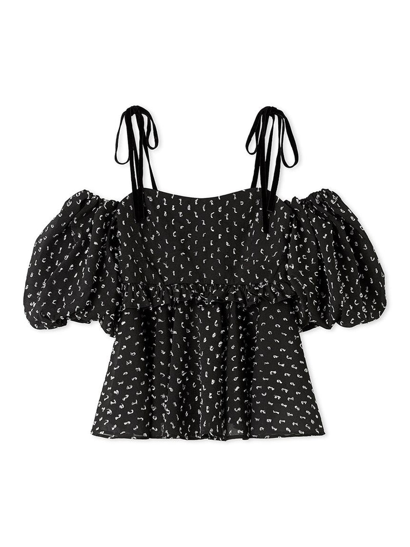 3way jacquard peplum bustier – ULAUNA online