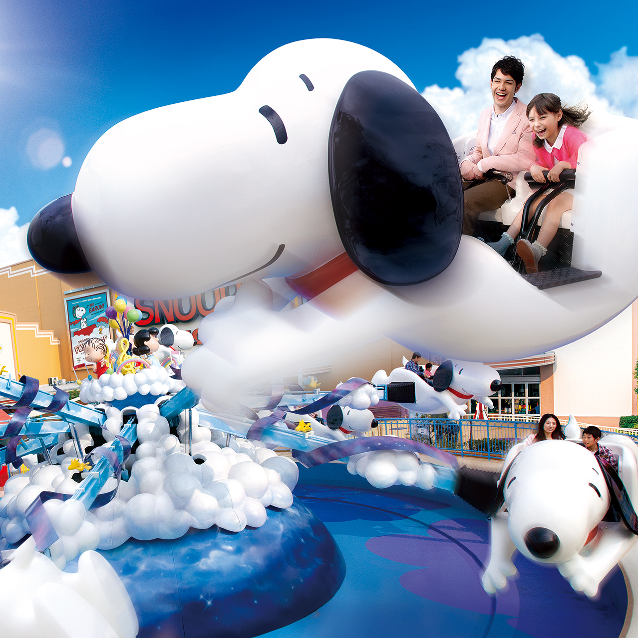 The Flying Snoopy | Universal Studios Japan | USJ