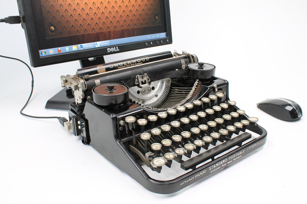 USB Typewriter ~ Typewriter Computer Keyboard / iPad Stand (Model A)