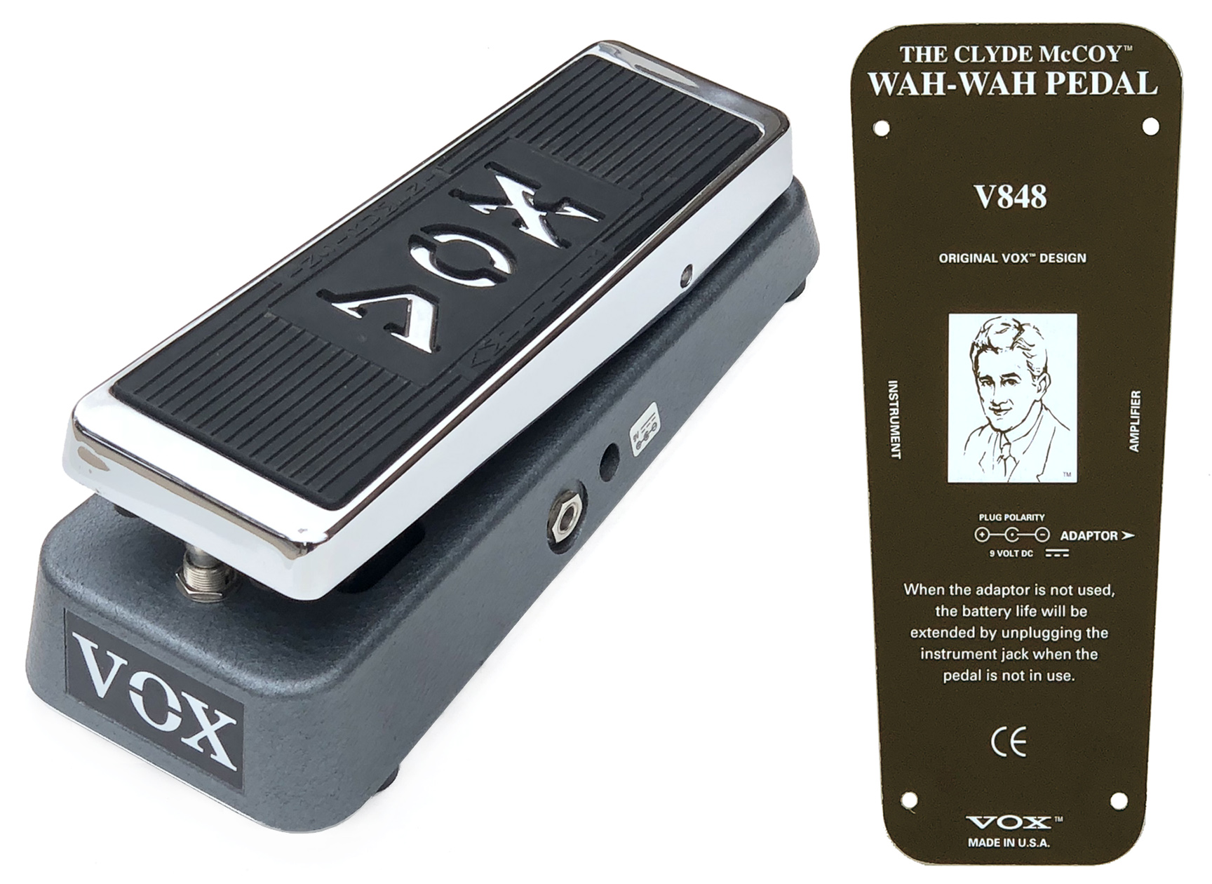 The VOX Showroom -- Vox V848 Clyde McCoy Wah Wah Pedal - 2002-2004