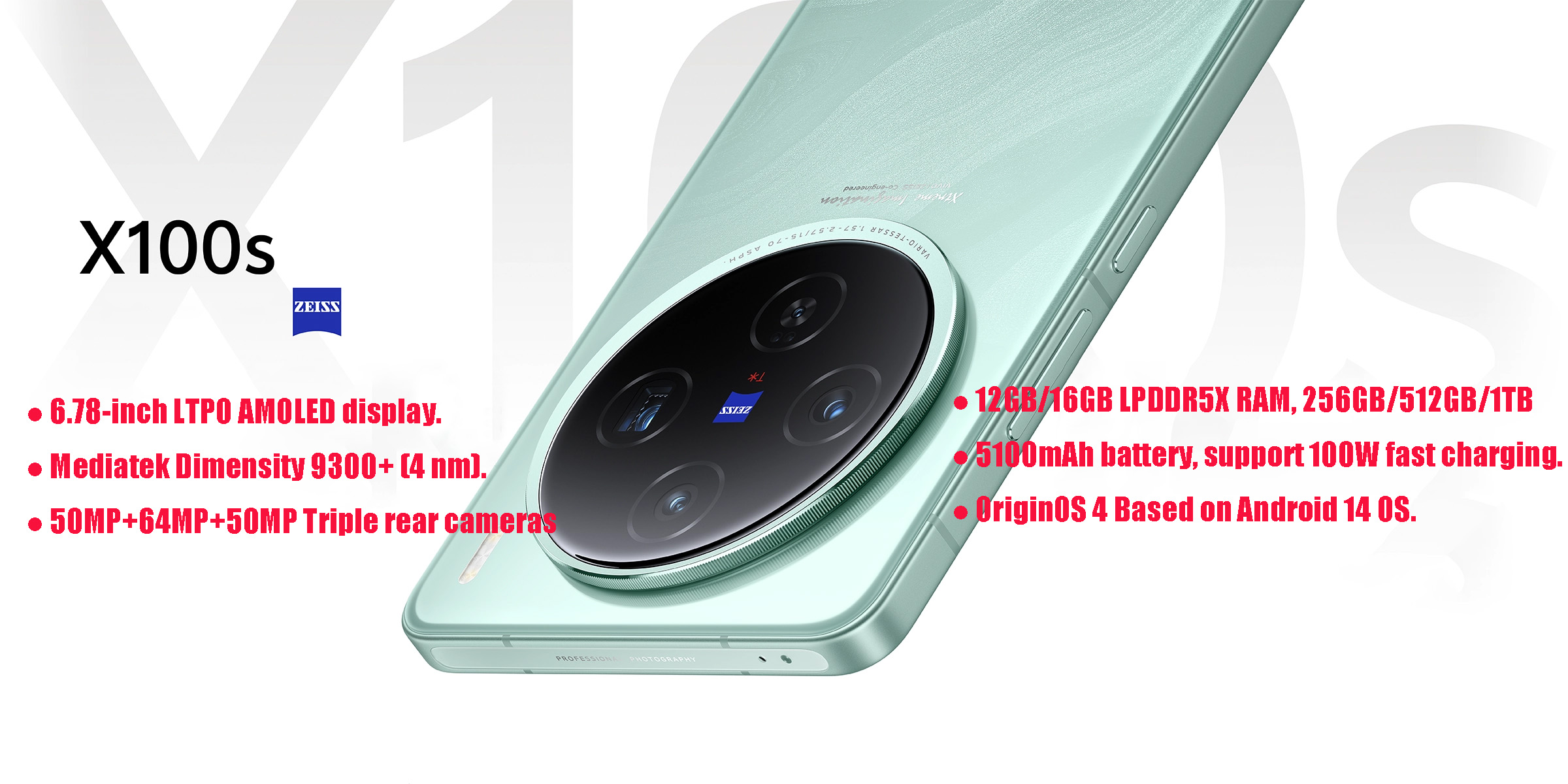 vivo X100s 5G Android Smartphone