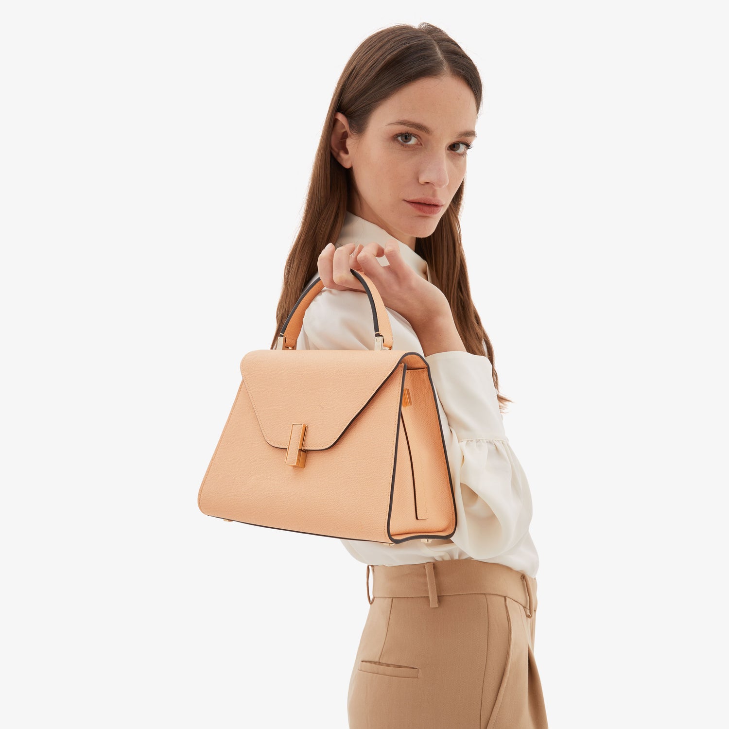 ミディアム イジィデ トップハンドル バッグ | パウダーピンク