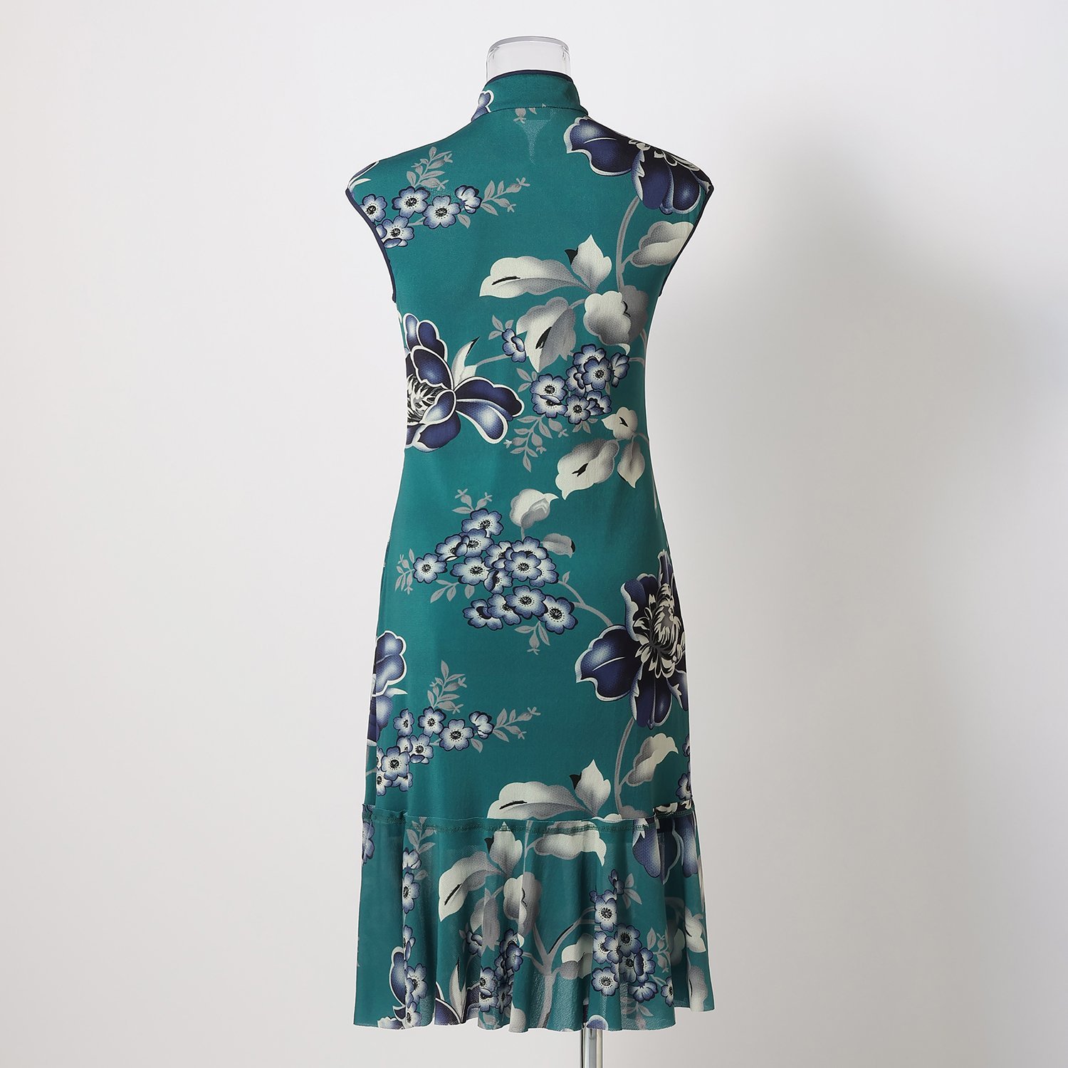 FLOWER PRINTED ON STRETCH NETTING ドレス｜VIVIENNE TAM