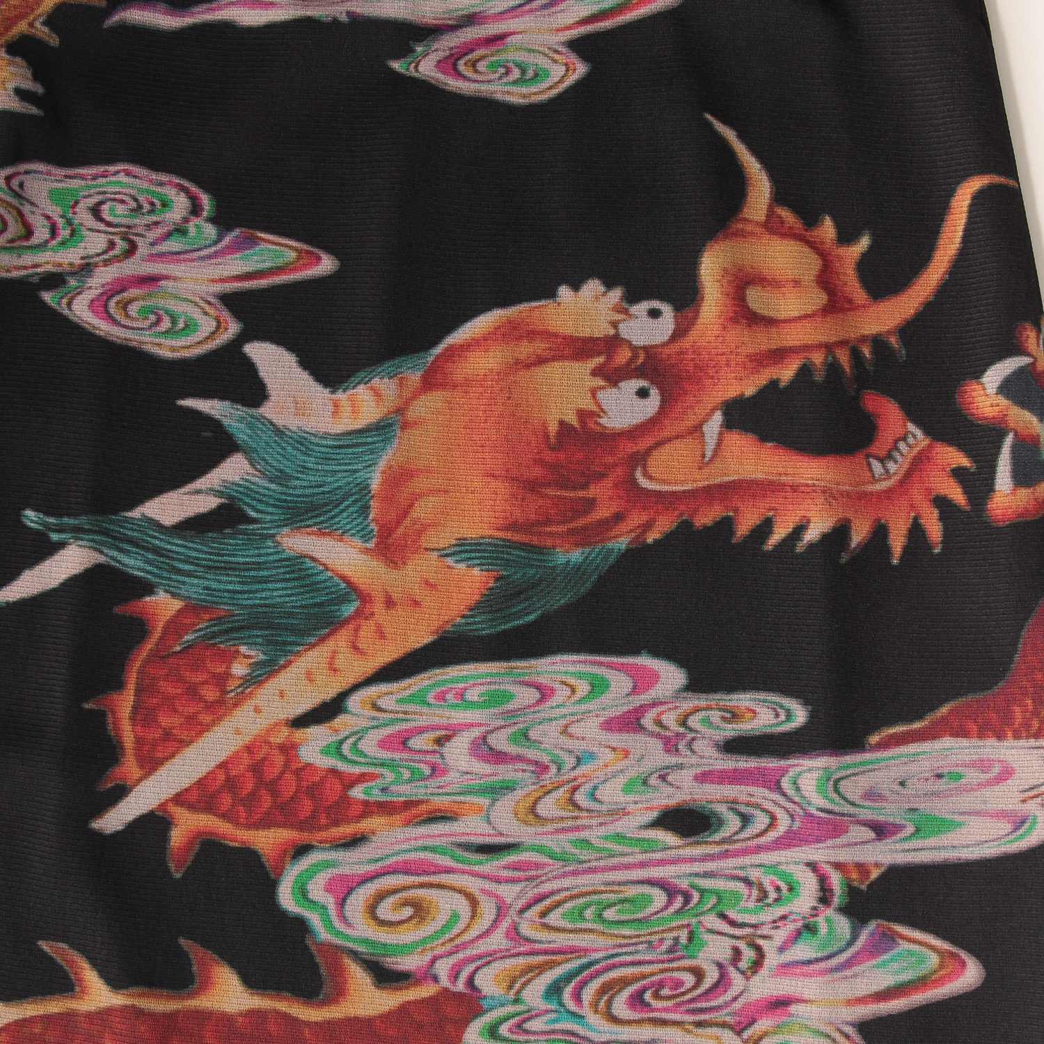 Ceramic dragon print on stretch net スカート｜VIVIENNE TAM