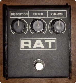 ProCo RAT With LM308N 1986 Black Effect For Sale Hendrix Guitars