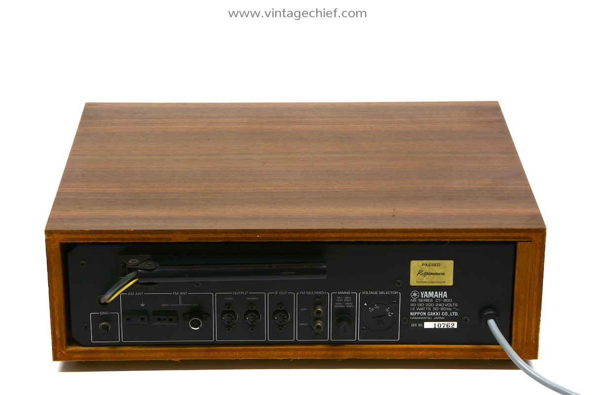 Yamaha CT-800 FM AM Tuner | Wooden Case | Vintage | Radio