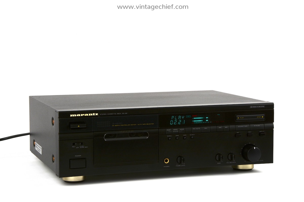 Audiophile Marantz SD-62 Cassette Deck | 3 Head Tape Deck