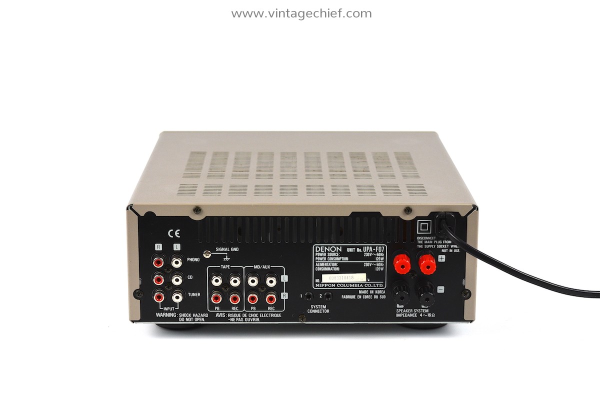 Denon UPA-F07 Amplifier | 2 x 40 Watt | Phono | Compact | Stereo