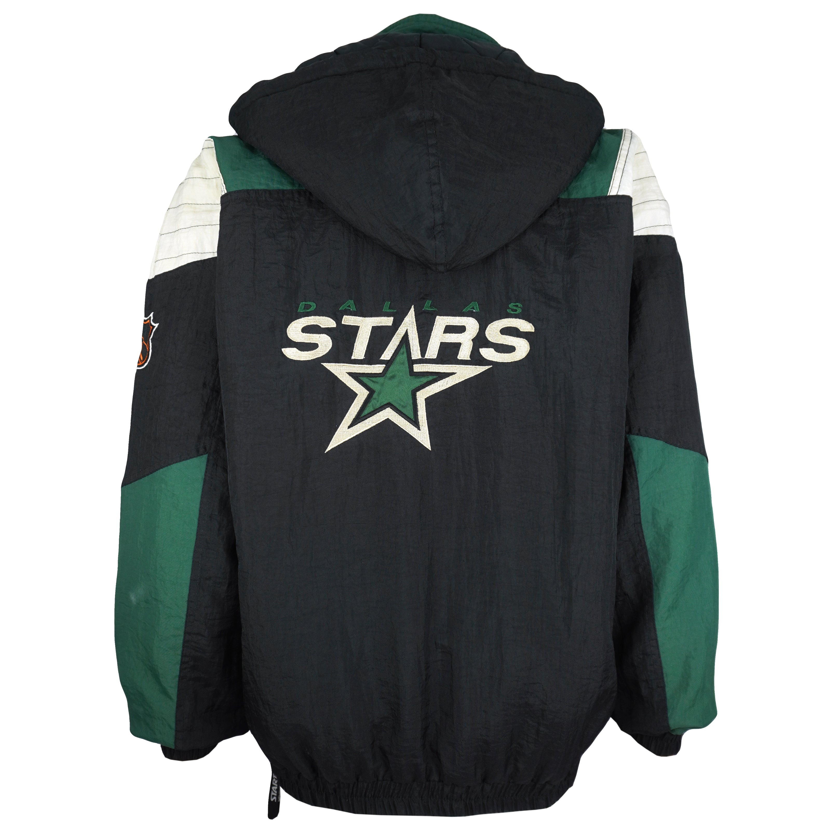 Vintage Starter (NHL) - Dallas Stars 1/4 Zip Puffer Jacket 1990s X