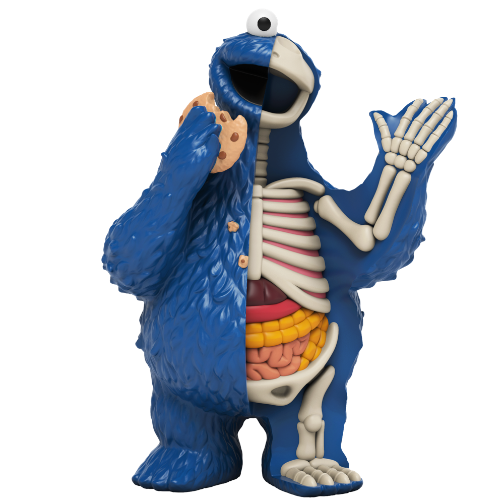 XXRAY Plus Cookie Monster by Jason Freeny x Mighty Jaxx - Vinyl Pulse