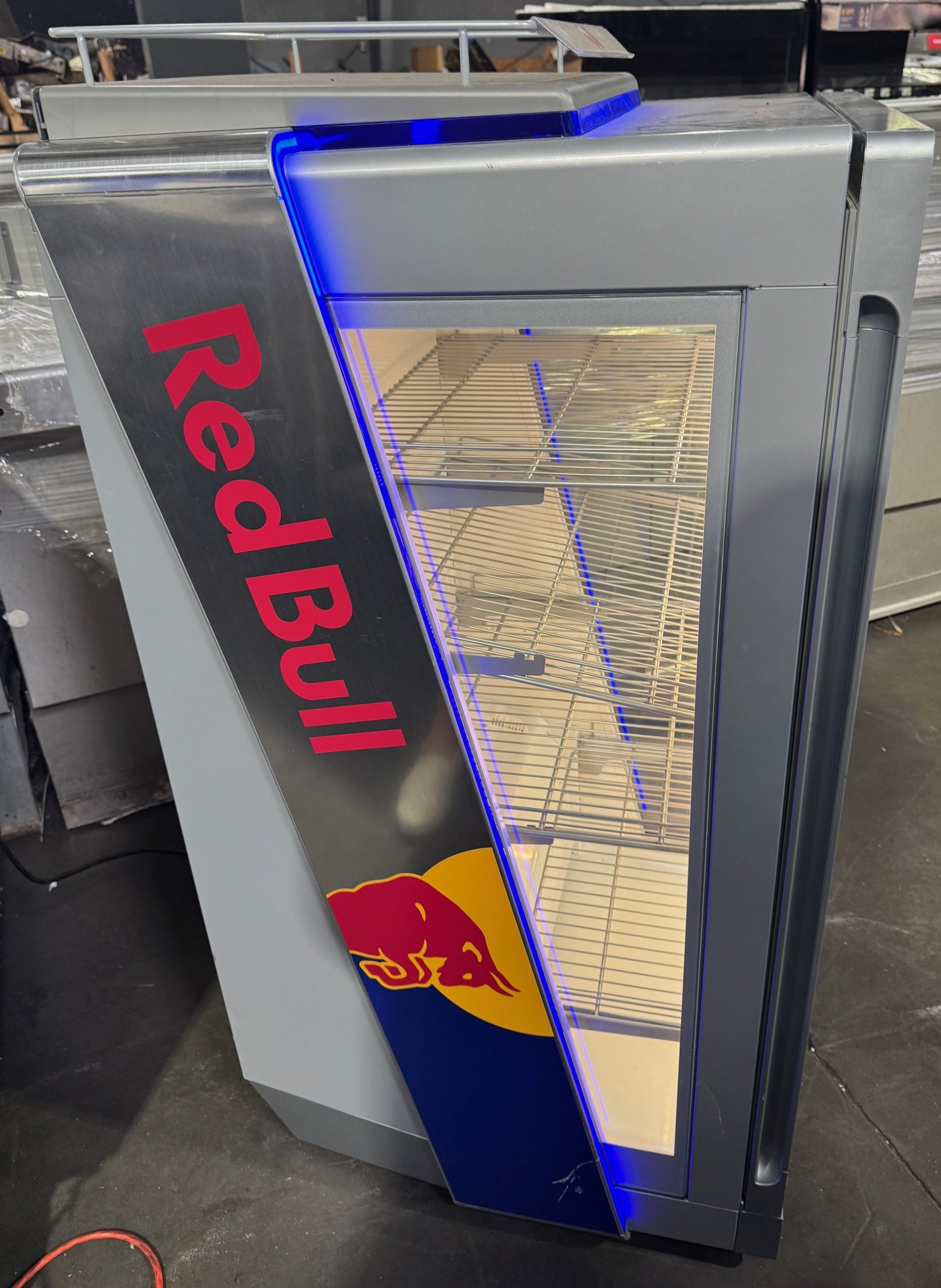 RED BULL GLASS DOOR 4 TIER REFRIGERATED MERCHANDISER COOLER