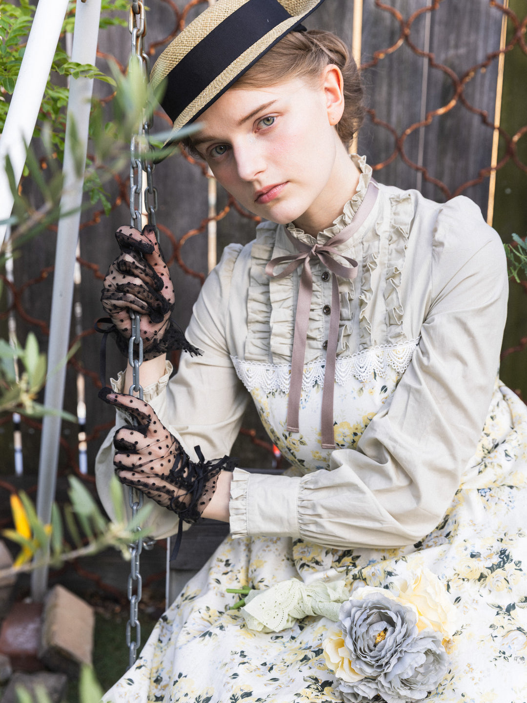 エレガントリボンストローキャノチェ - Victorian maiden - クラシカル