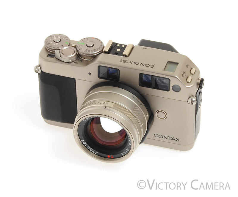 Contax G1 35mm Autofocus Film Camera w/ Planar 45mm f2 Prime Lens [EXC