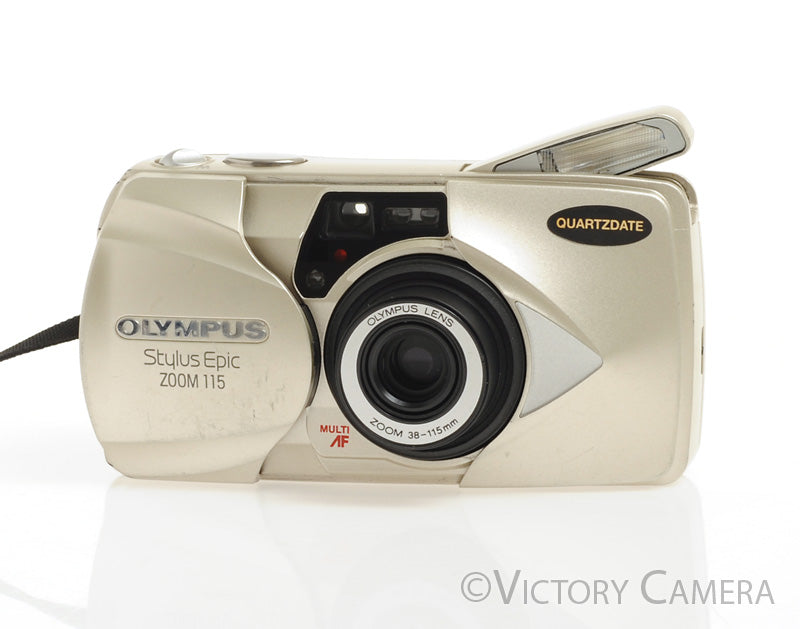 Olympus Stylus Epic Zoom 115 35mm Point & Shoot Film Camera [EXC]