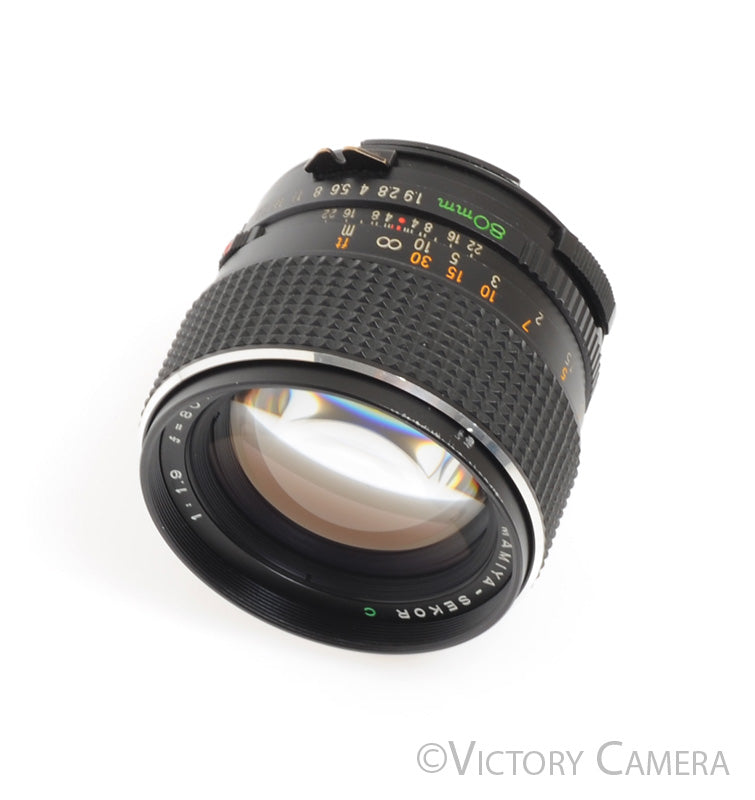 Mamiya 645 m645 Super / Pro / TL 80mm f1.9 C Fast Lens -Declicked for