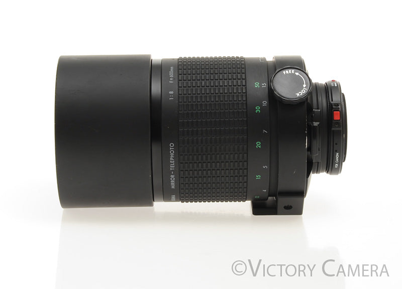 Sigma 600mm f8 Telephoto Mirror Lens w/ Filters for Canon FD [EXC+]