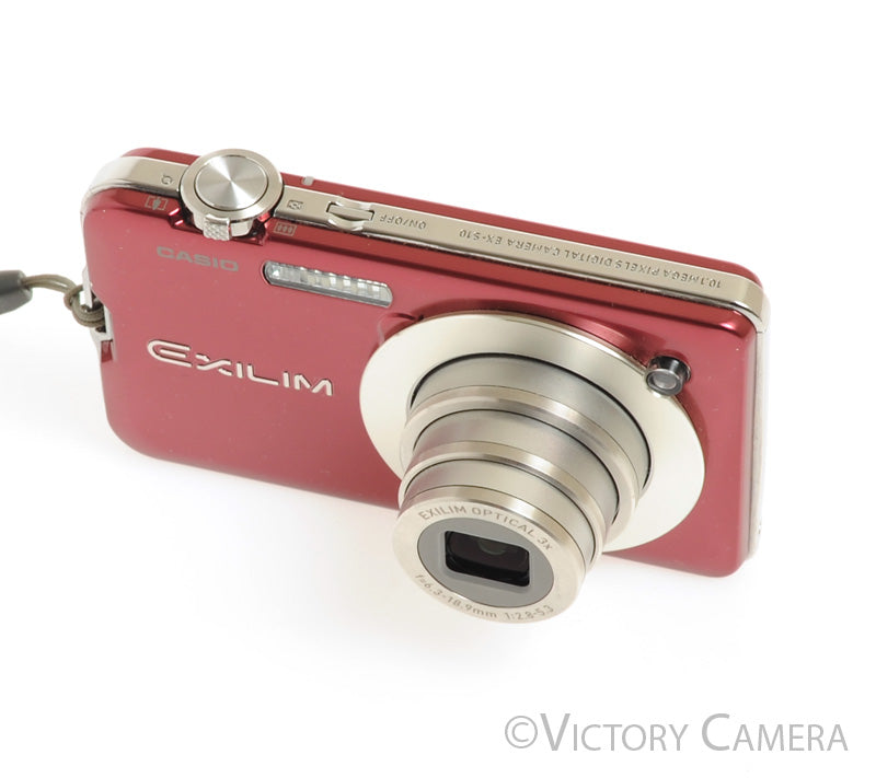 Casio EXILM EX-S10 Red 10.1MP Digital Point & Shoot Camera [EXC-]